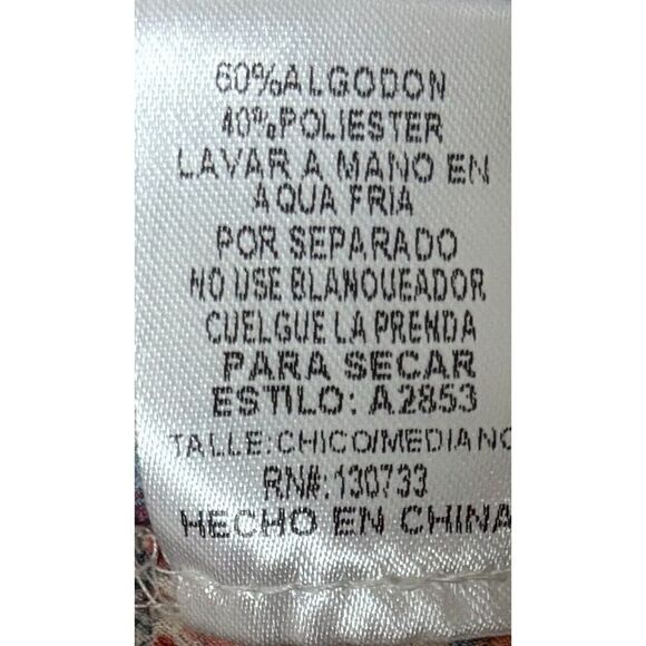 Umgee Kimono Size Small Medium Open Front Tan Floral Cottage Boho Shrug Artsy - Picture 8 of 9